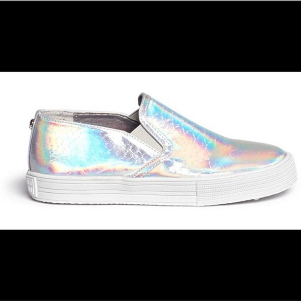 Stuart Weitzman iridescent sneakers